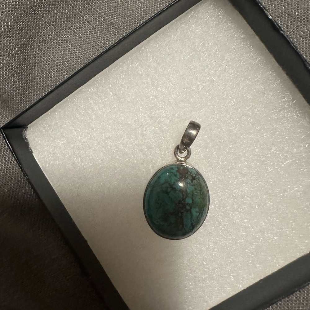 Turquoise Oval Pendant